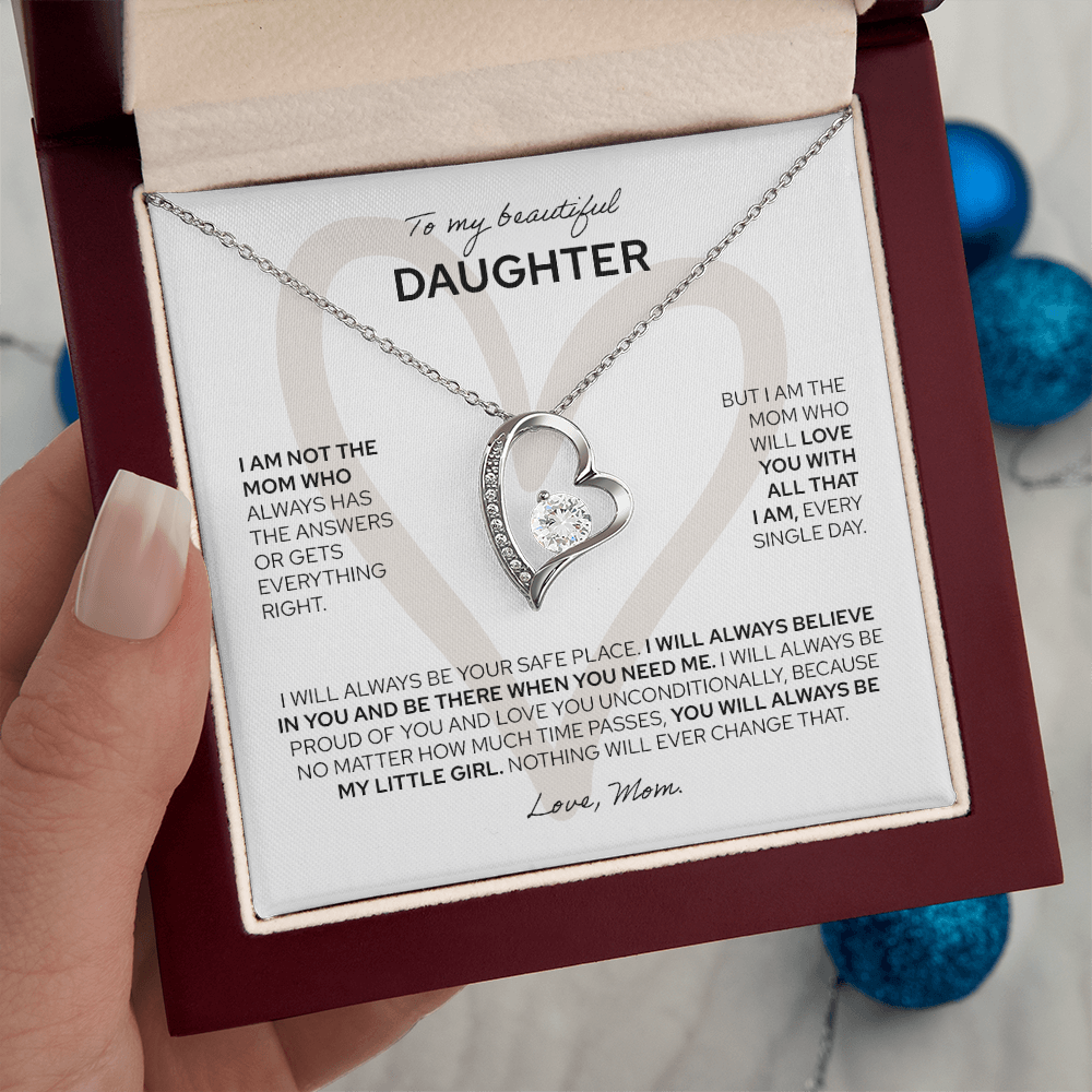 To My Daughter | From Mom | Forever Love Necklace