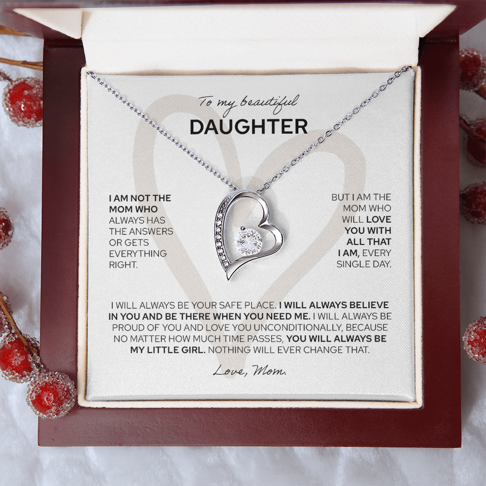 To My Daughter | From Mom | Forever Love Necklace