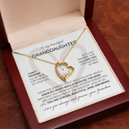 To My Granddaughter - Forever Love Necklace