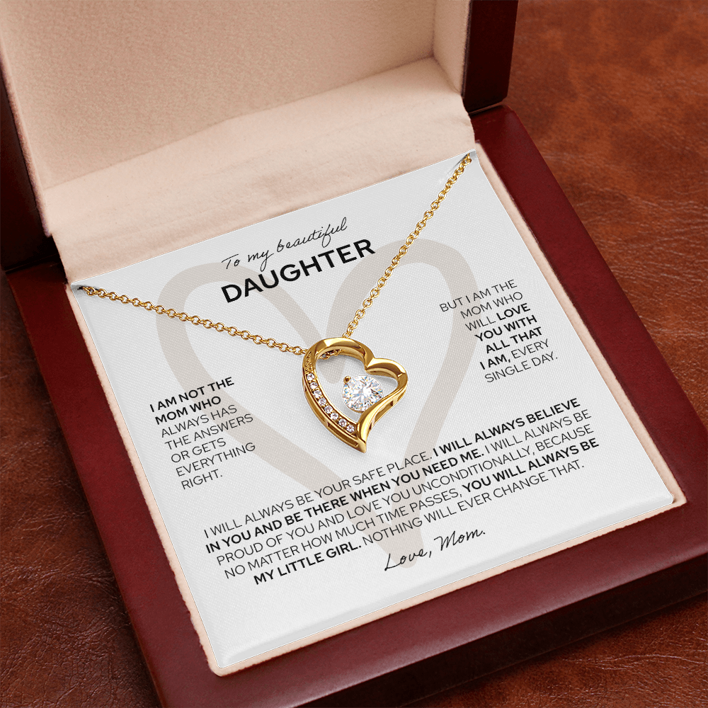 To My Daughter | From Mom | Forever Love Necklace