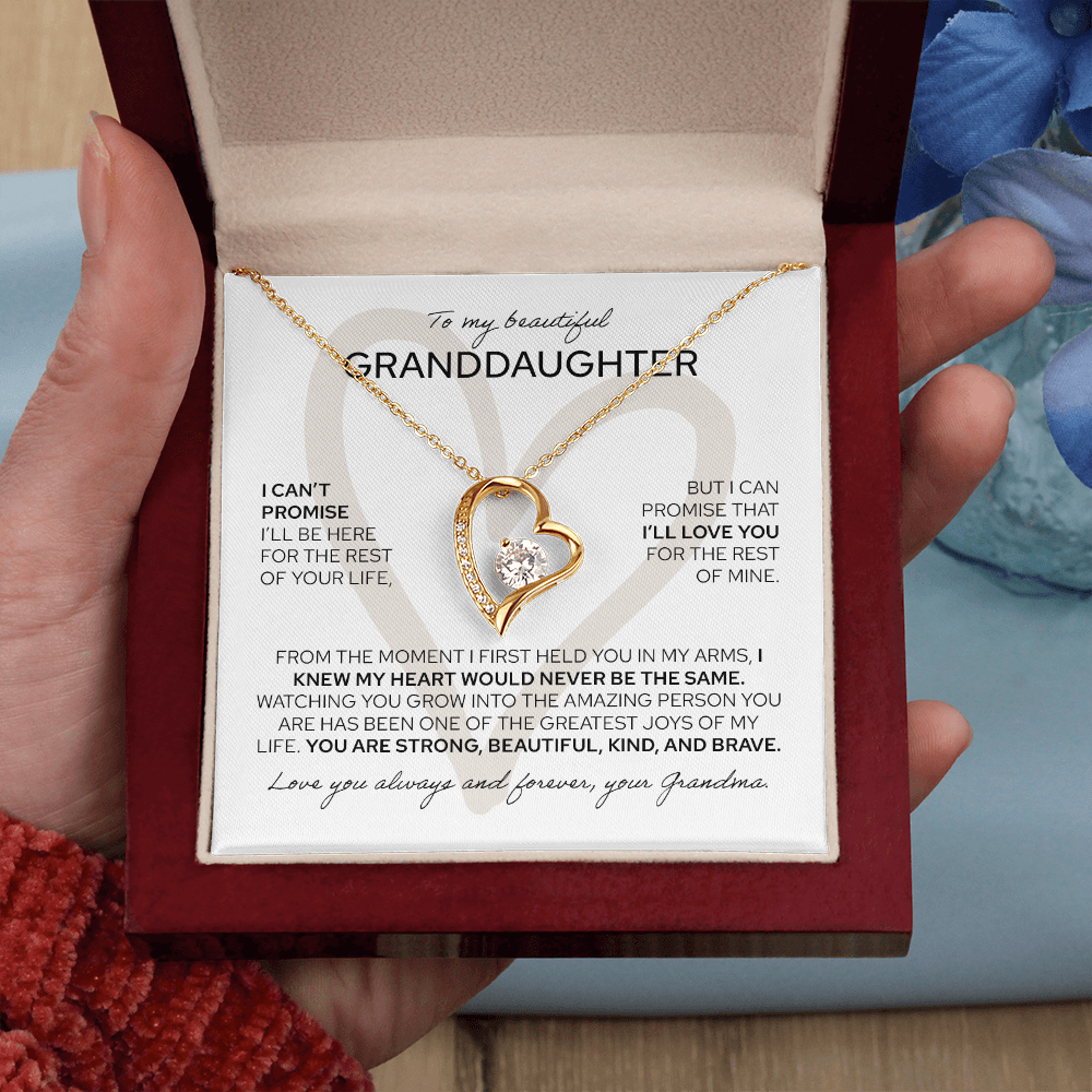 To My Granddaughter - Forever Love Necklace