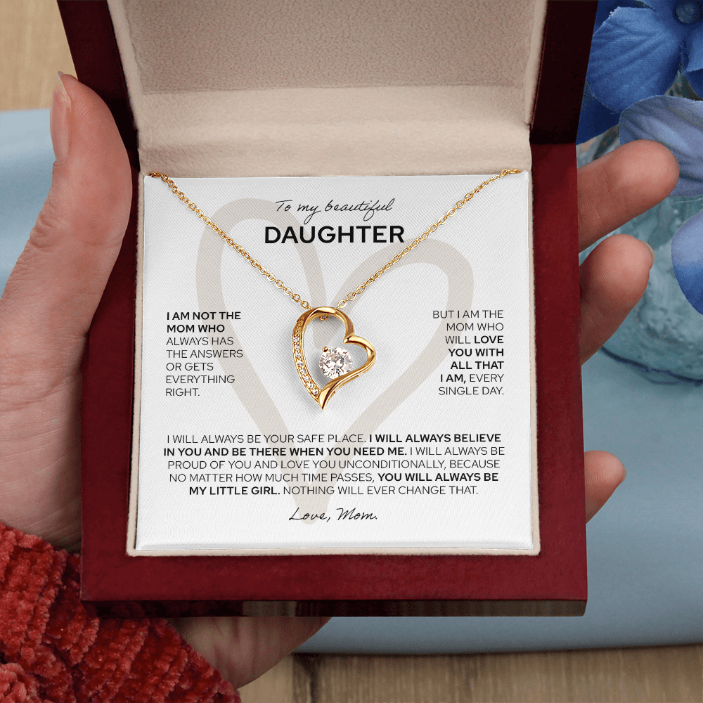 To My Daughter | From Mom | Forever Love Necklace
