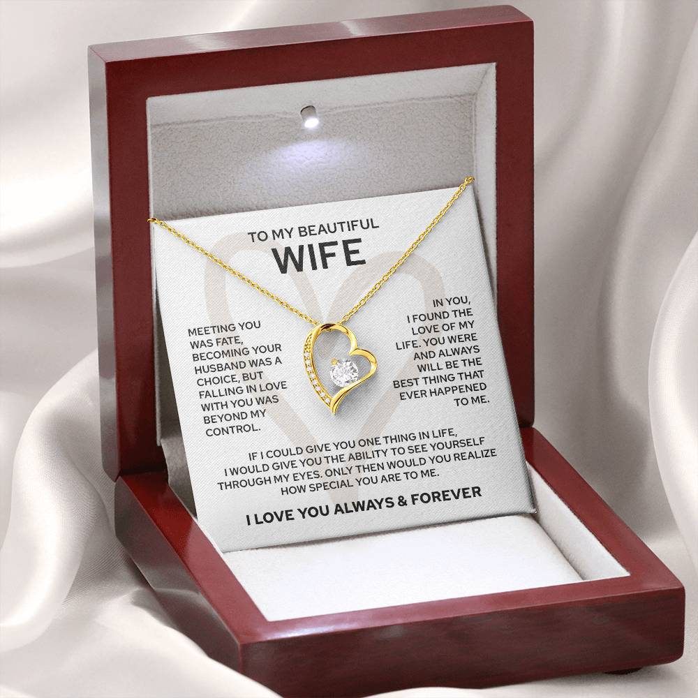 To my Wife | Forever Love Necklace