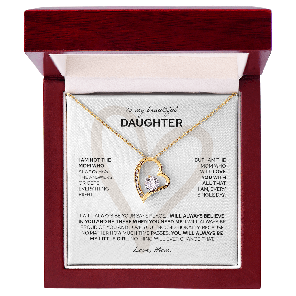To My Daughter | From Mom | Forever Love Necklace