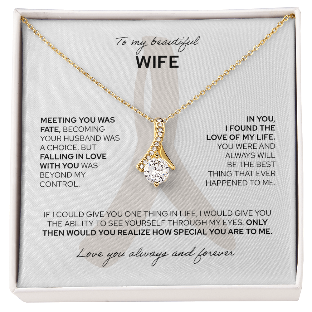 To My Wife | Alluring Beauty Necklace