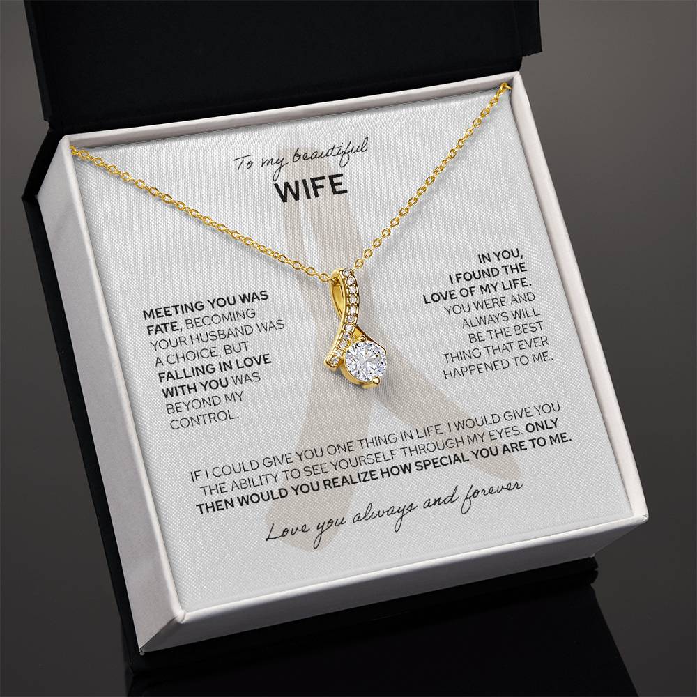 To My Wife | Alluring Beauty Necklace