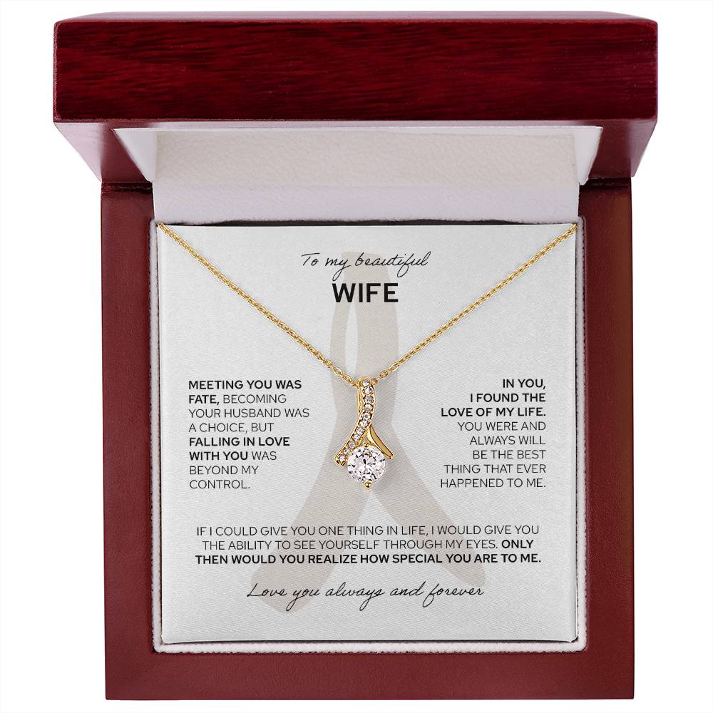 To My Wife | Alluring Beauty Necklace