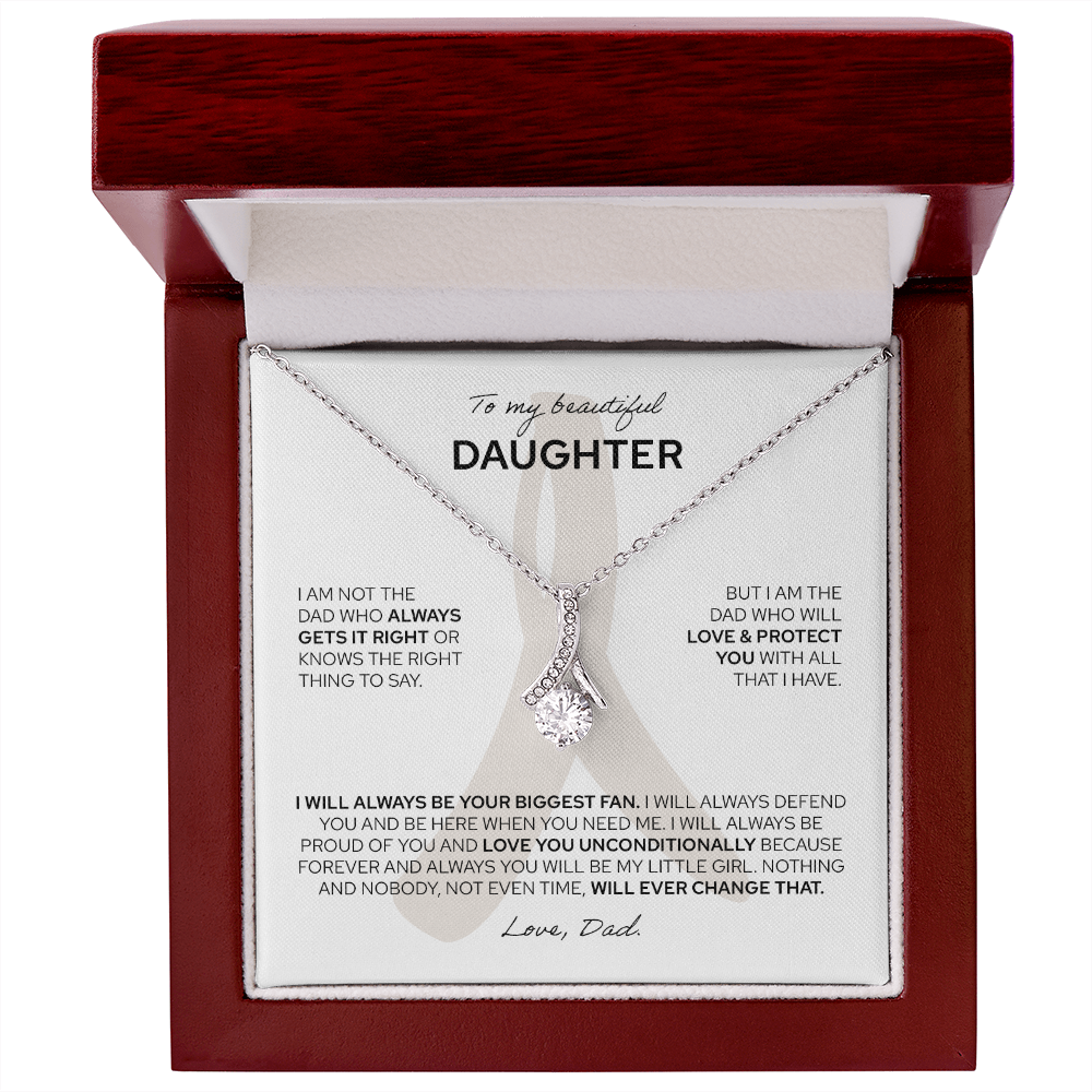 To My Daughter | From Dad | Alluring Beauty Necklace
