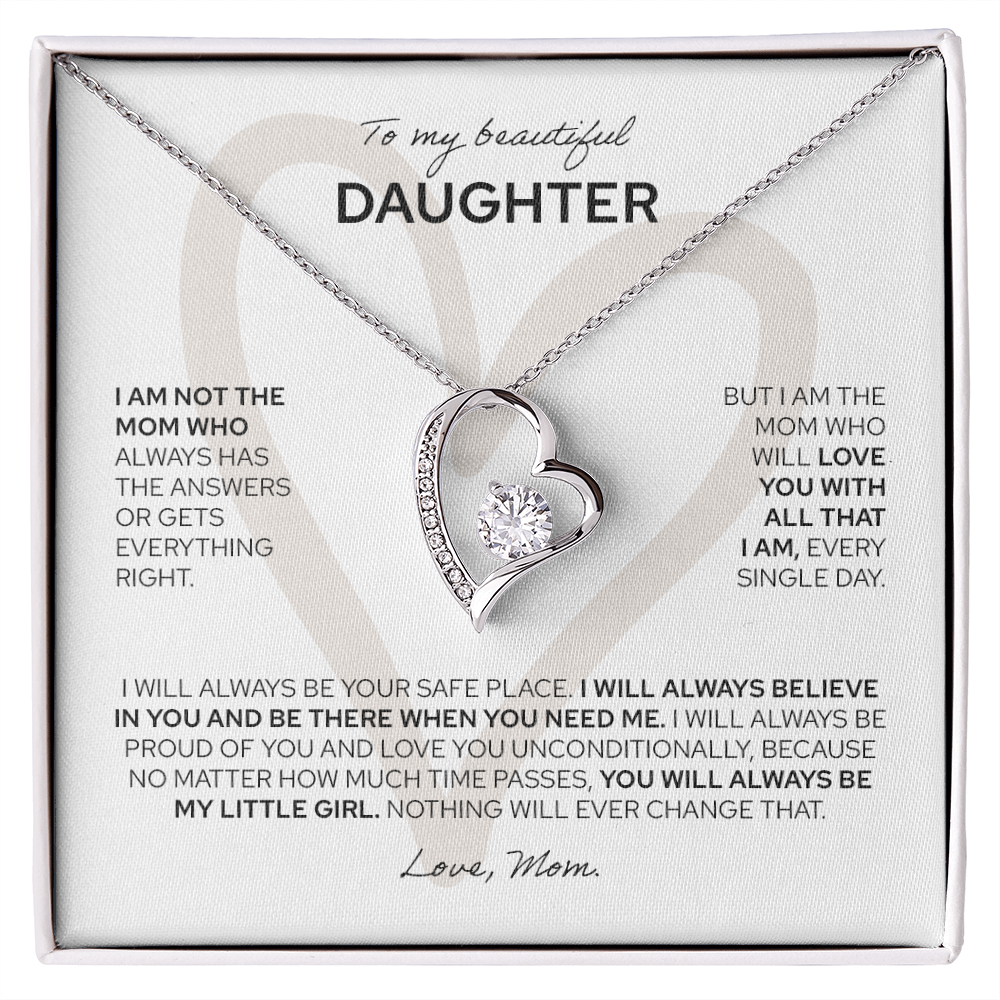To My Daughter | From Mom | Forever Love Necklace