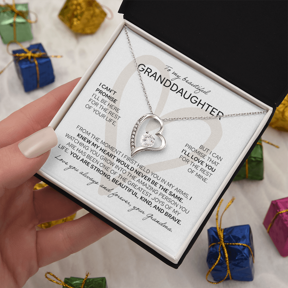 To My Granddaughter - Forever Love Necklace