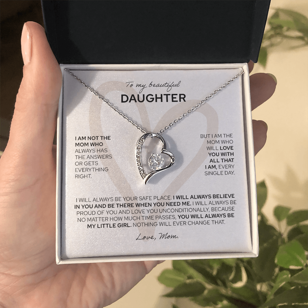 To My Daughter | From Mom | Forever Love Necklace