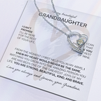 To My Granddaughter - Forever Love Necklace