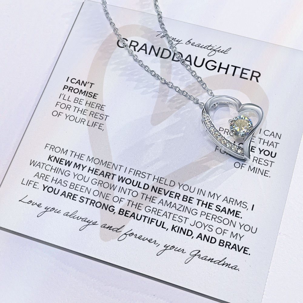 To My Granddaughter - Forever Love Necklace