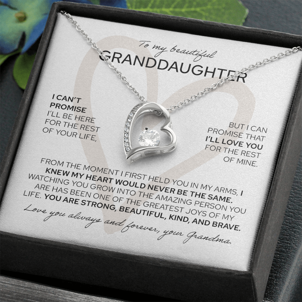 To My Granddaughter - Forever Love Necklace
