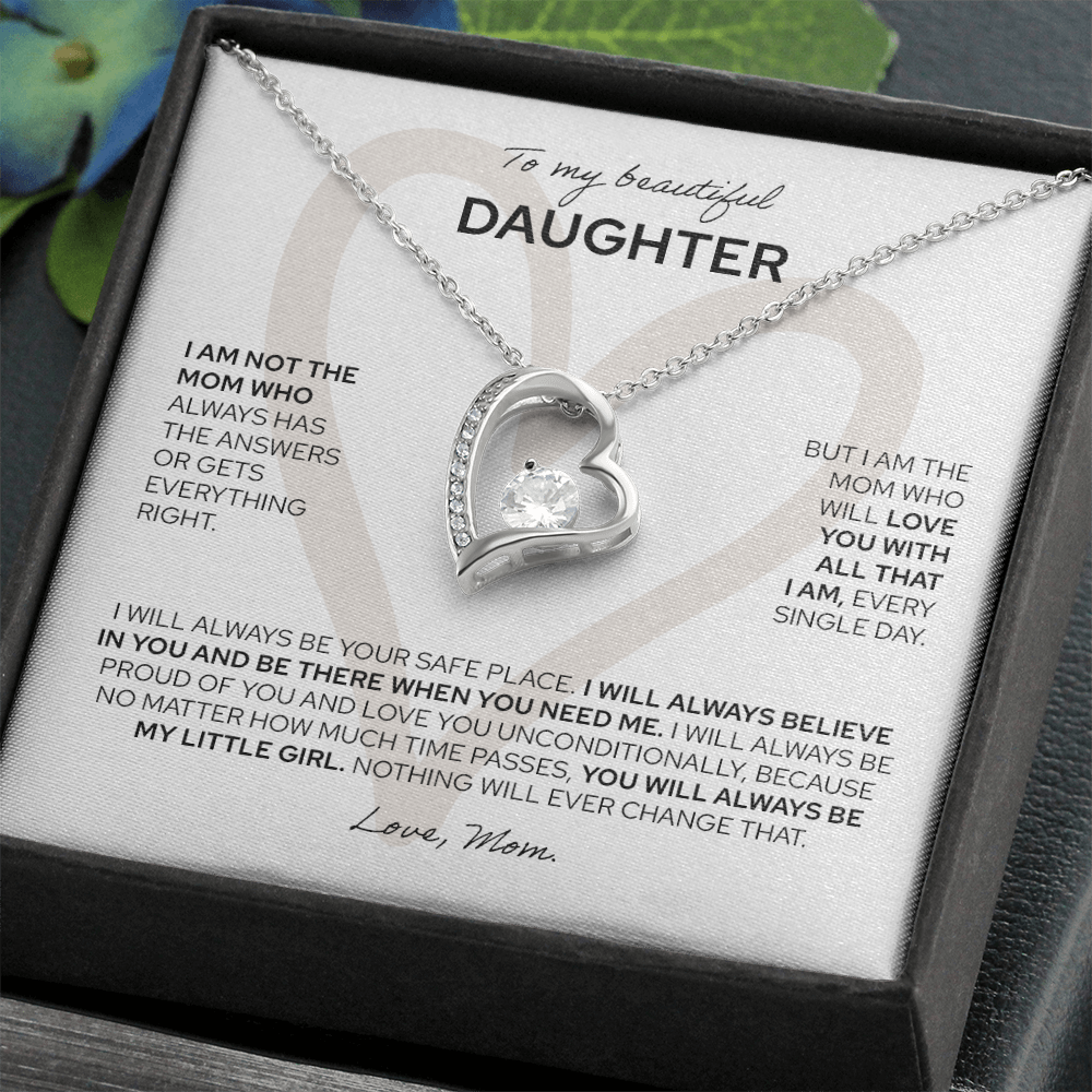 To My Daughter | From Mom | Forever Love Necklace