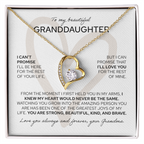 To My Granddaughter - Forever Love Necklace