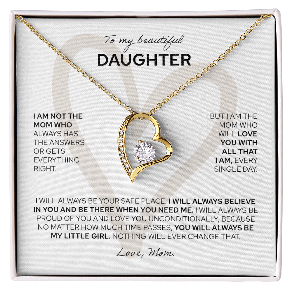 To My Daughter | From Mom | Forever Love Necklace