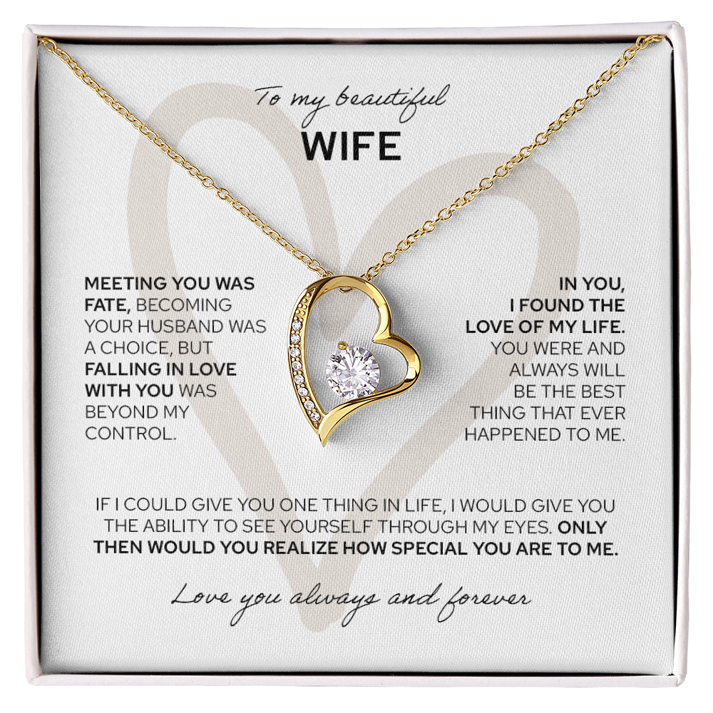To My Wife | Forever Love Necklace | SOLD OUT