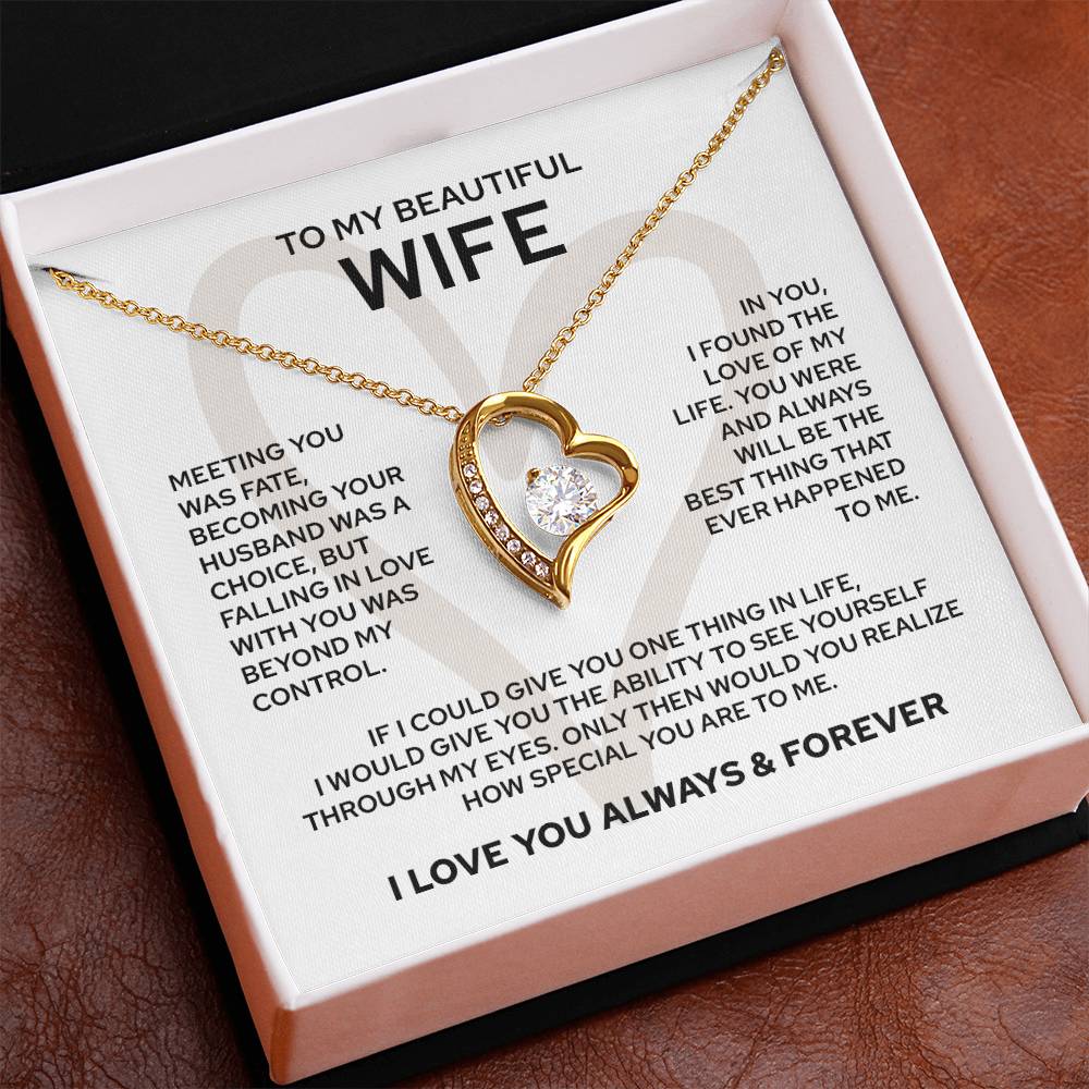 To my Wife | Forever Love Necklace