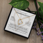 To My Granddaughter - Forever Love Necklace
