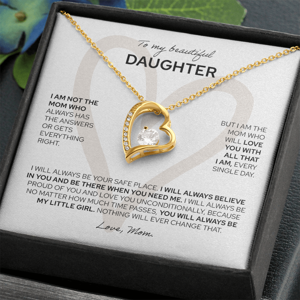 To My Daughter | From Mom | Forever Love Necklace